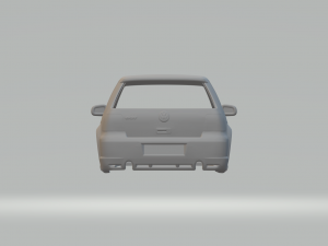 Golf r32 3D-printmodel