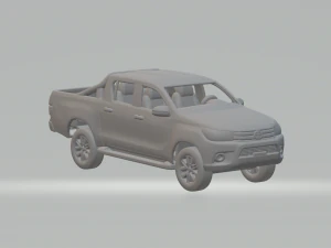 Toyota Hilux Doppelkabine 3D Druckmodell