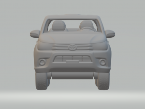 Toyota hilux double cab Modèles 3D en vedette