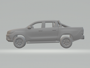 Toyota hilux double cab Modèles 3D en vedette