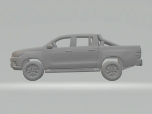 Toyota hilux double cab 3D Print Model