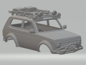Lada-vaz niva custom 3D Print Model