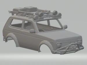 Lada-vaz niva personalizado Modelo de impresión 3D