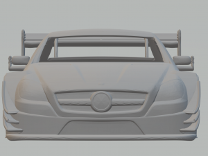 Mercedes slk race car Modèles 3D en vedette