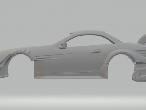 Mercedes slk race car Modèles 3D en vedette