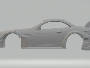 Mercedes slk race car 3D Print Model