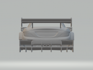 Mercedes slk race car Modèles 3D en vedette