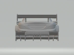Mercedes slk race car 3D Print Model