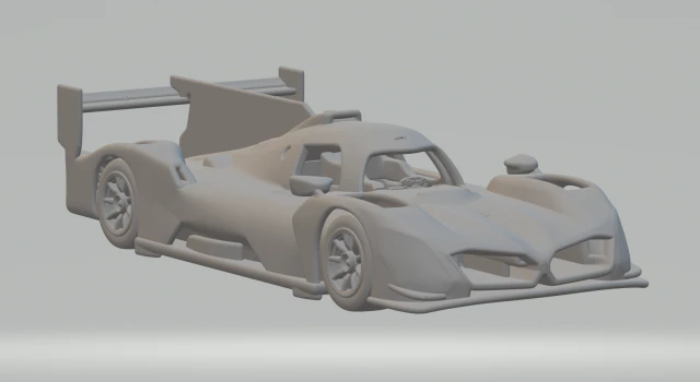 M Hybrid V8 3D Print Model .c4d .max .obj .3ds .fbx .stl .blend 