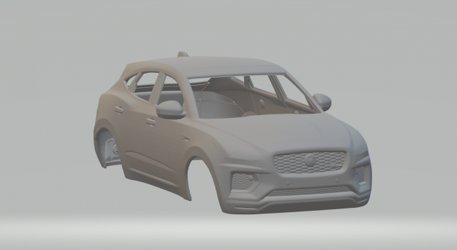 Jaguar e-pace Model do druku 3D .c4d .max .obj .3ds .fbx .stl .blend 