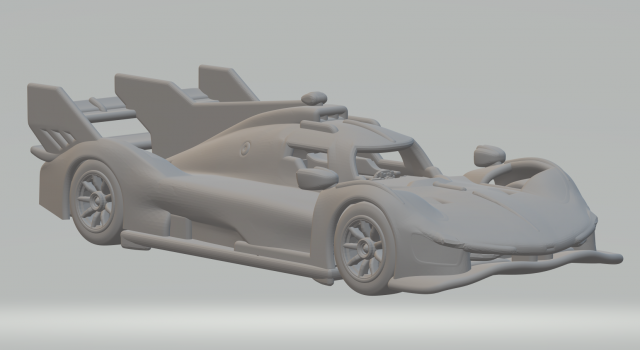 FERRARI 499P LMDH 3D प्रिंट मॉडल .c4d .max .obj .3ds .fbx .stl .blend 
