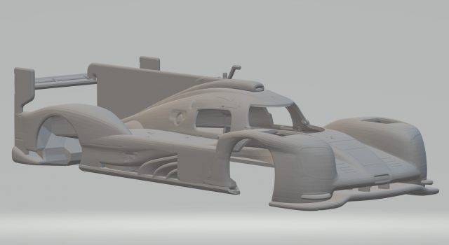 Porsche 919 lemans 3Dプリントモデル .c4d .max .obj .3ds .fbx .stl .blend 