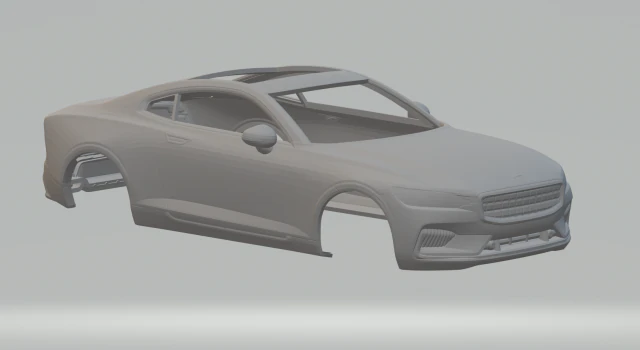 Polestar 1 3D Print Model .c4d .max .obj .3ds .fbx .stl .blend