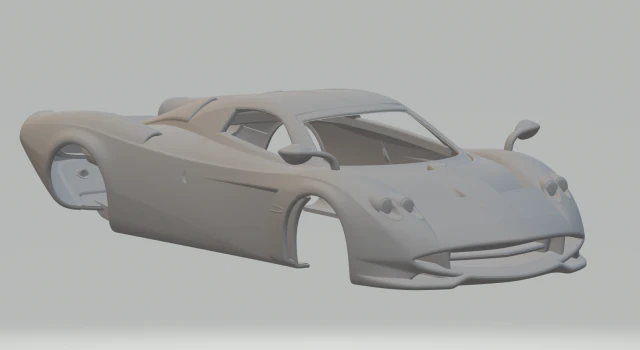 HUAYRA CODALUNGA 3D Print Model .c4d .max .obj .3ds .fbx .stl .blend