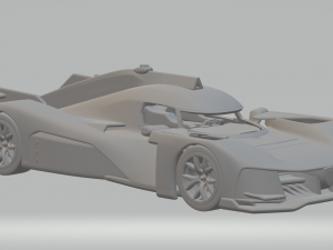 Peugeot 9x8 3D 프린트 모델