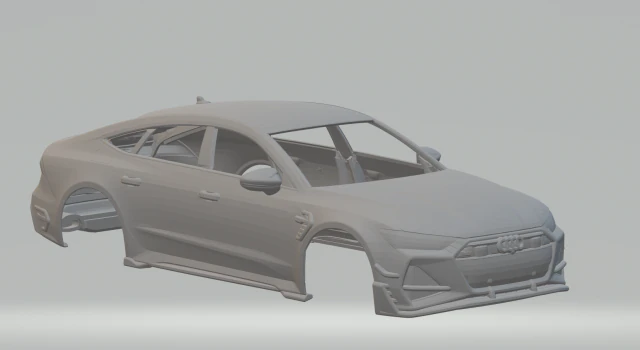 Adui abt rs7r 3D Print Model .c4d .max .obj .3ds .fbx .stl .blend 