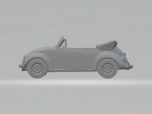 Volkswagen cabriolet 3D Print Model