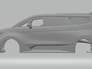 Supervan IV 3D-Druckmodell