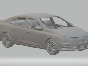 Renault Mgane sedan kit 3Dプリントモデル