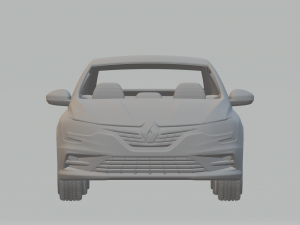 Renault Mgane sedan kit 3D प्रिंट मॉडल