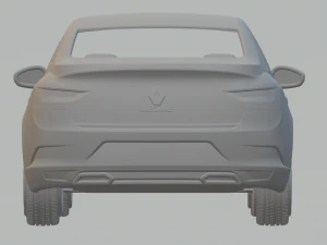 Renault Mgane sedan kit 3D Print Model