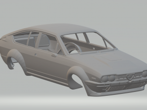Alfa gtv race Modelo de Impressão 3D