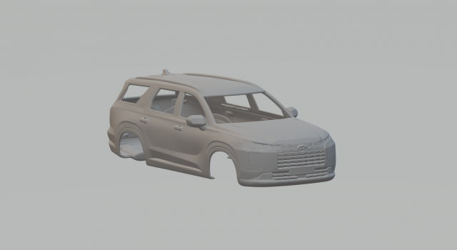 Hyundai palisade Modello di stampa 3D .c4d .max .obj .3ds .fbx .stl .blend