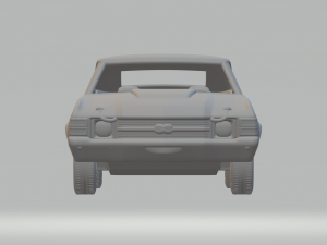 Chevrolet chevelle cabriolet Modello di stampa 3D
