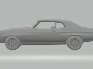 Chevrolet chevelle cabriolet Modello di stampa 3D