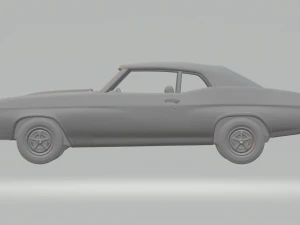 Chevrolet chevelle cabriolet 3D Print Model
