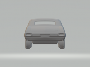 Chevrolet chevelle cabriolet Modello di stampa 3D