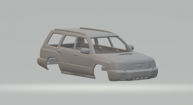 Subaru forester 3D Принт Модель .c4d .max .obj .3ds .fbx .stl .blend 