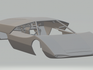 Fiat abarth Scorpione 3D Print Model