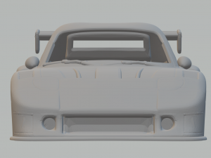 Mazda rx 7 silhouette 3D 打印模型
