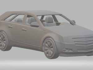 Cadillac cts wagon Modelo de Impressão 3D