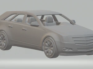 Cadillac cts wagon 3D Print Model