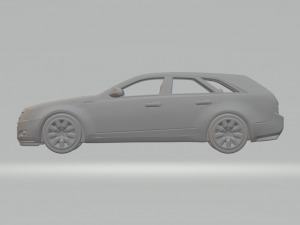 Cadillac cts wagon Modèles 3D en vedette