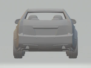 Cadillac cts wagon 3D Print Model