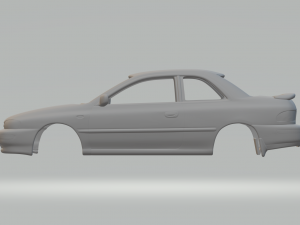 Subaru impreza 3D प्रिंट मॉडल