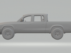 Dodge dakota crew cab 3D Print Model