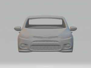 Kia forte coupe mk2 3Dプリントモデル