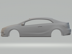 Kia forte coupe mk2 3Dプリントモデル