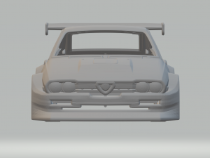 Alfa gtv race 2 3Dプリントモデル