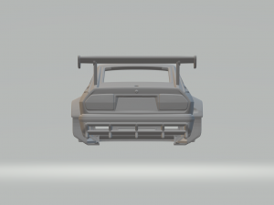 Alfa gtv race 2 3Dプリントモデル