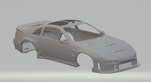 信頼も高い Nissan 300zx 3D Print Model in Vehicle 3DExport CAD