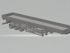 TRAILER BRAZILIAN LS FLATBED 3D Print Model