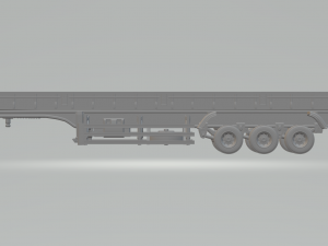 TRAILER BRAZILIAN LS FLATBED 3D प्रिंट मॉडल