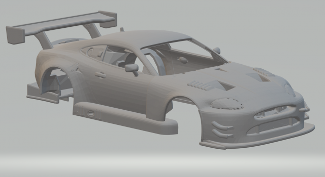JAGUAR GT3 Modelo de Impressão 3D .c4d .max .obj .3ds .fbx .stl .blend 