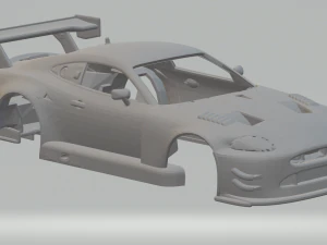 재규어 GT3 3D 프린트 모델