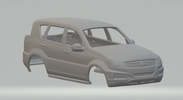 SSANGYONG rexton mk2 3D Print Model .c4d .max .obj .3ds .fbx .stl .blend 